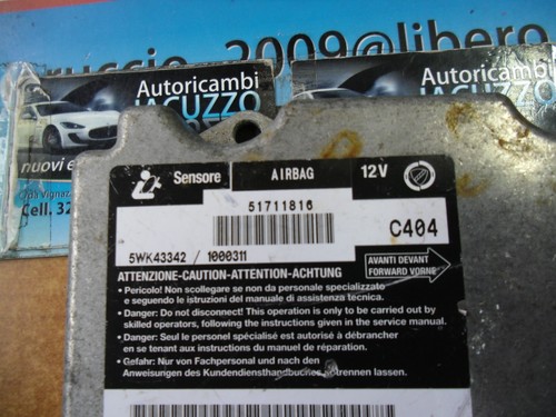 Centralina airbag 51711816 - centralina,